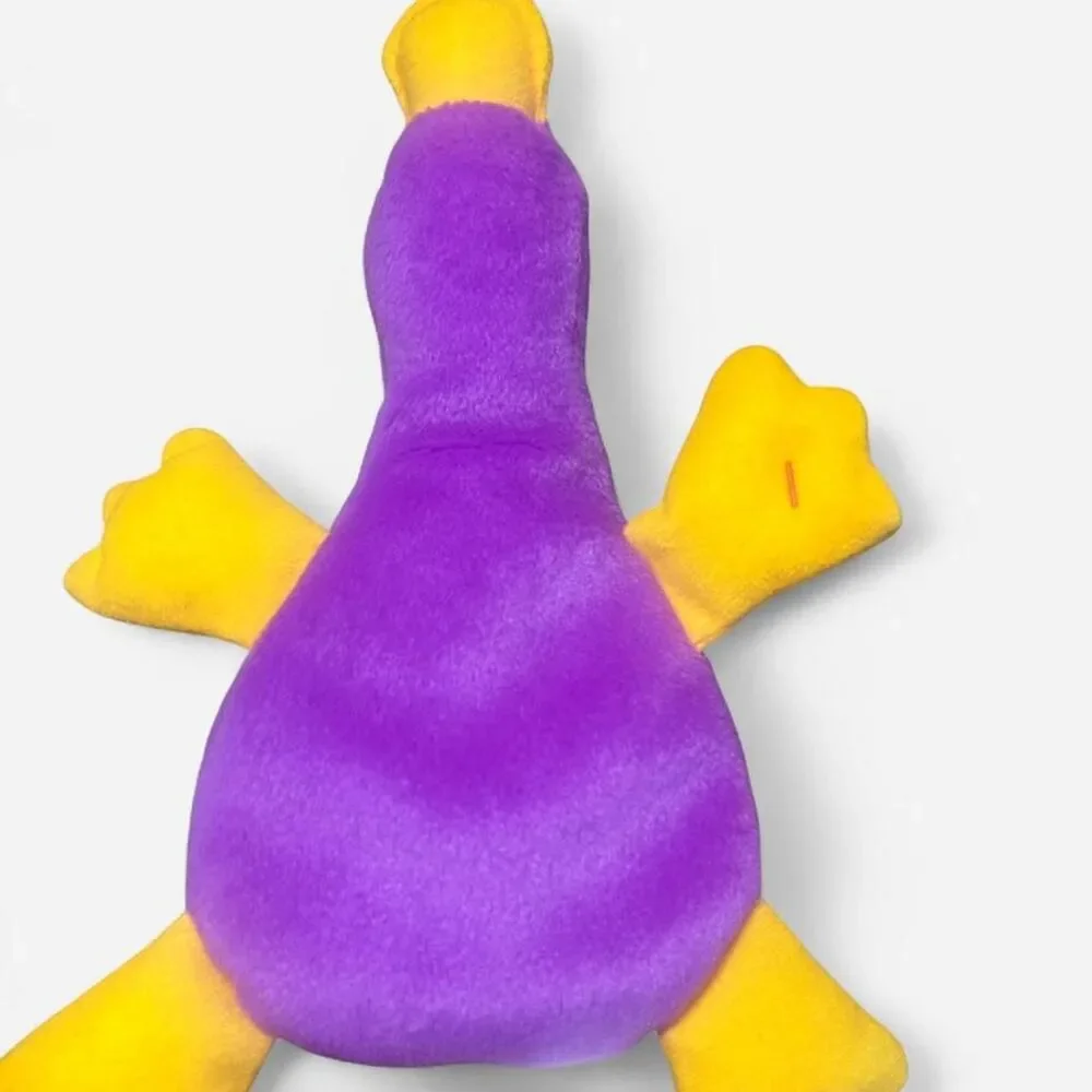 Rare Pristine Deep Purple Patti the Platypus Beanie Baby